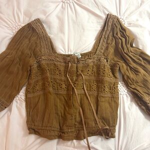American Eagle, baby doll blouse size small